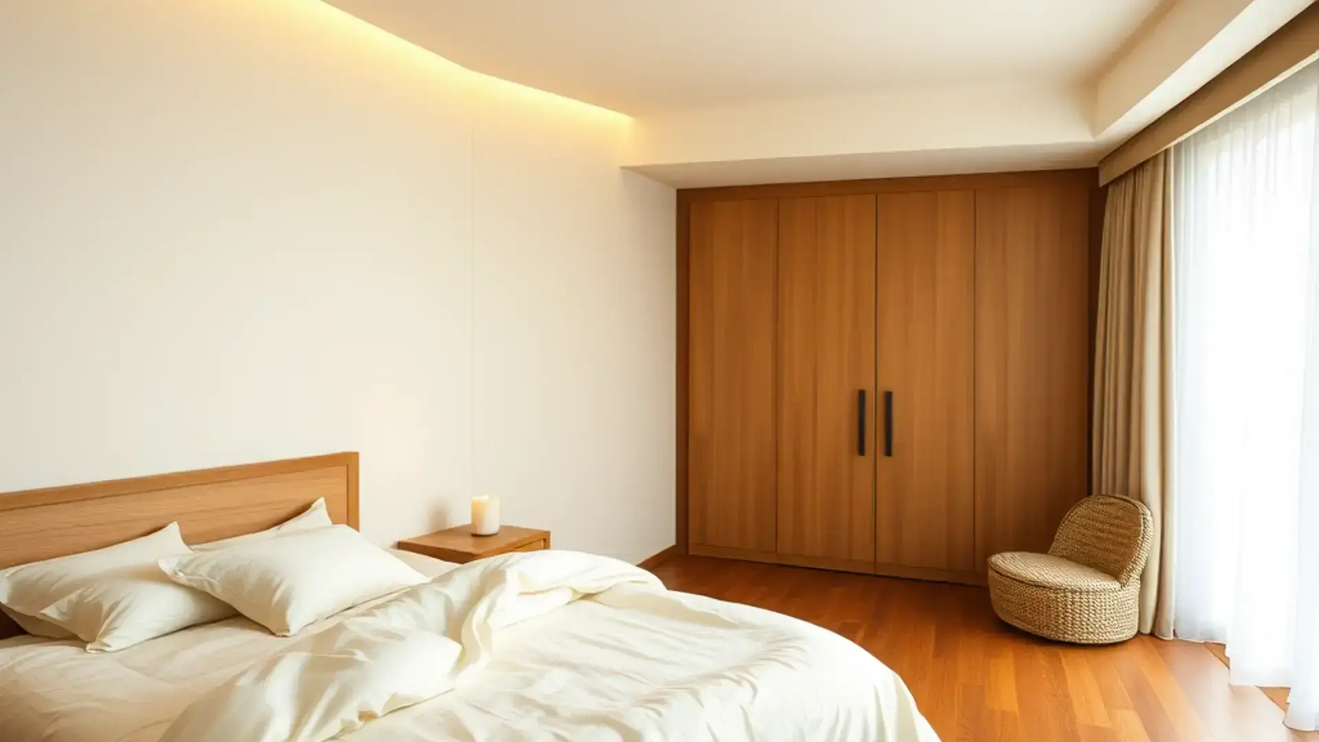 眠り草インテリアのベッドルーム家具